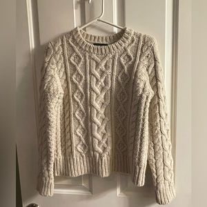 Banana Republic Chunky Fisherman Style Sweater